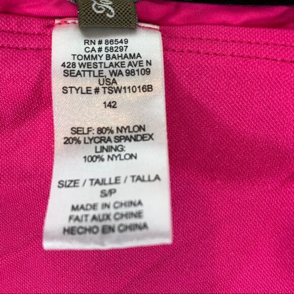 Tommy Bahama Pink Folded Waistband Bikini Small - Picture 5 of 5